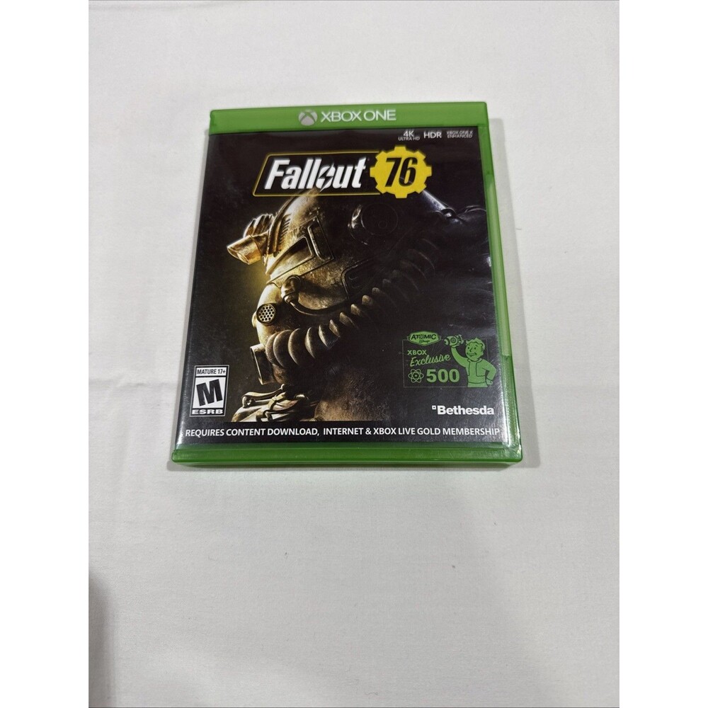Bethesda Fallout 76 Xbox One Multiplayer HDR 4K Ultra HD X Enhanced